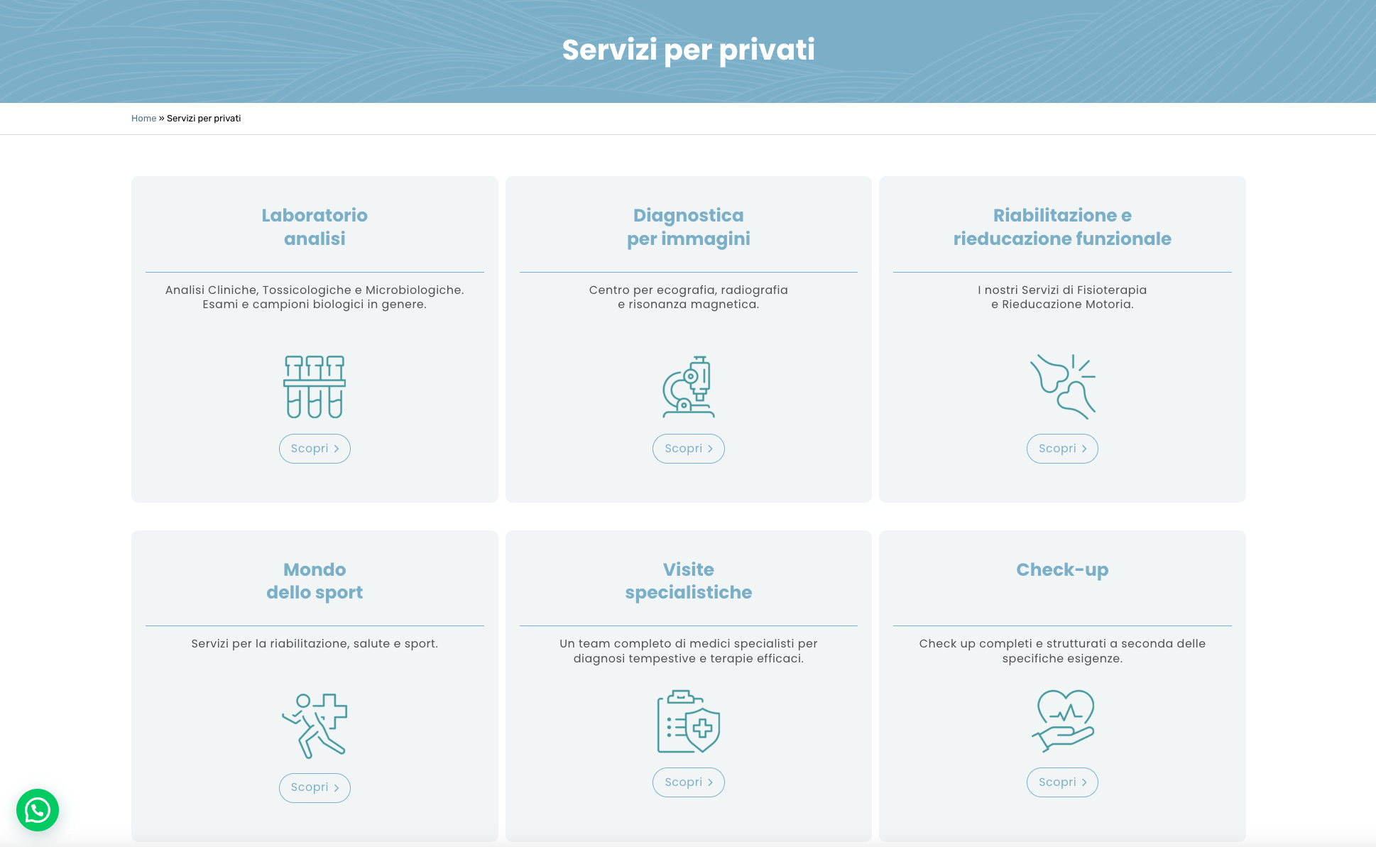 Sviluppo Sito web aziendale | CMD Centro Medico