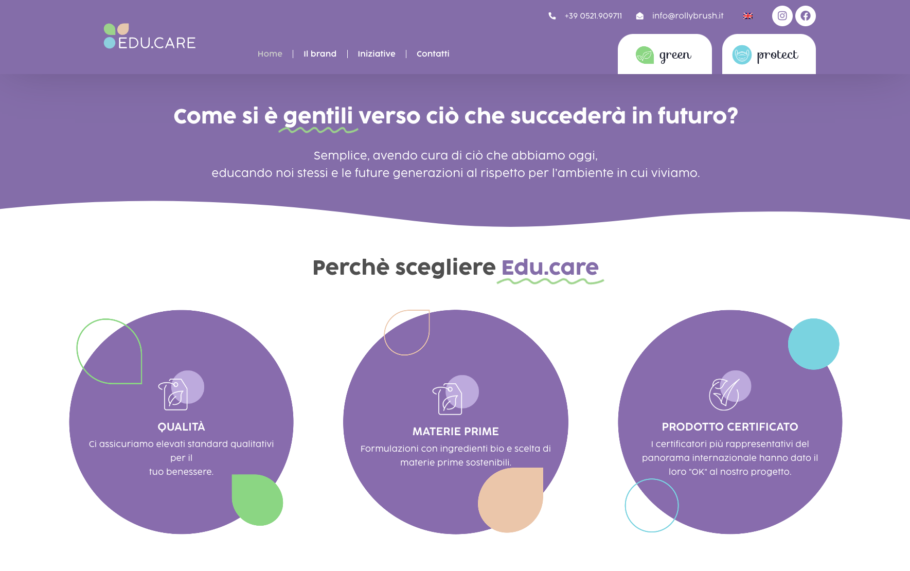 Realizzazione Sito web aziendale | Edu.Care