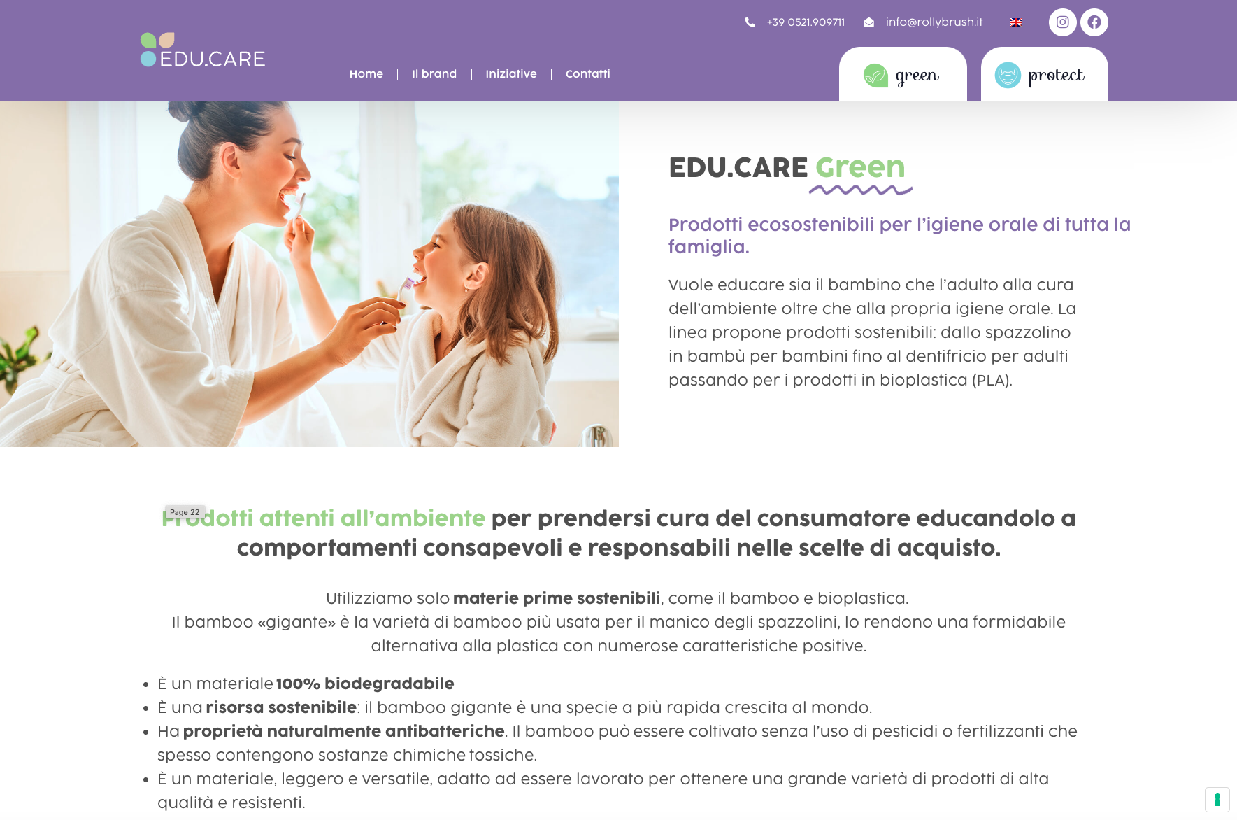 Realizzazione Sito web aziendale | Edu.Care