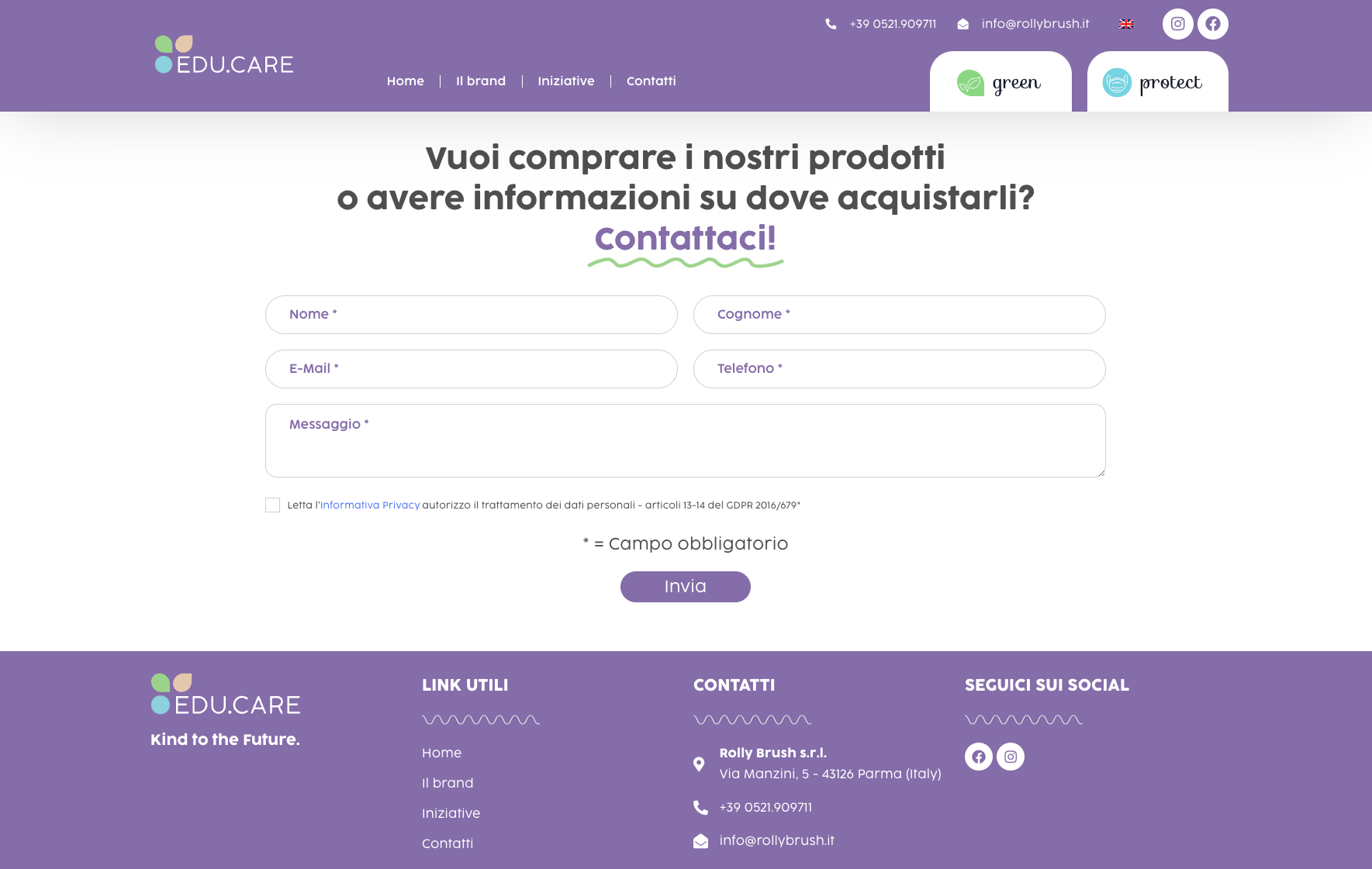 Realizzazione Sito web aziendale | Edu.Care