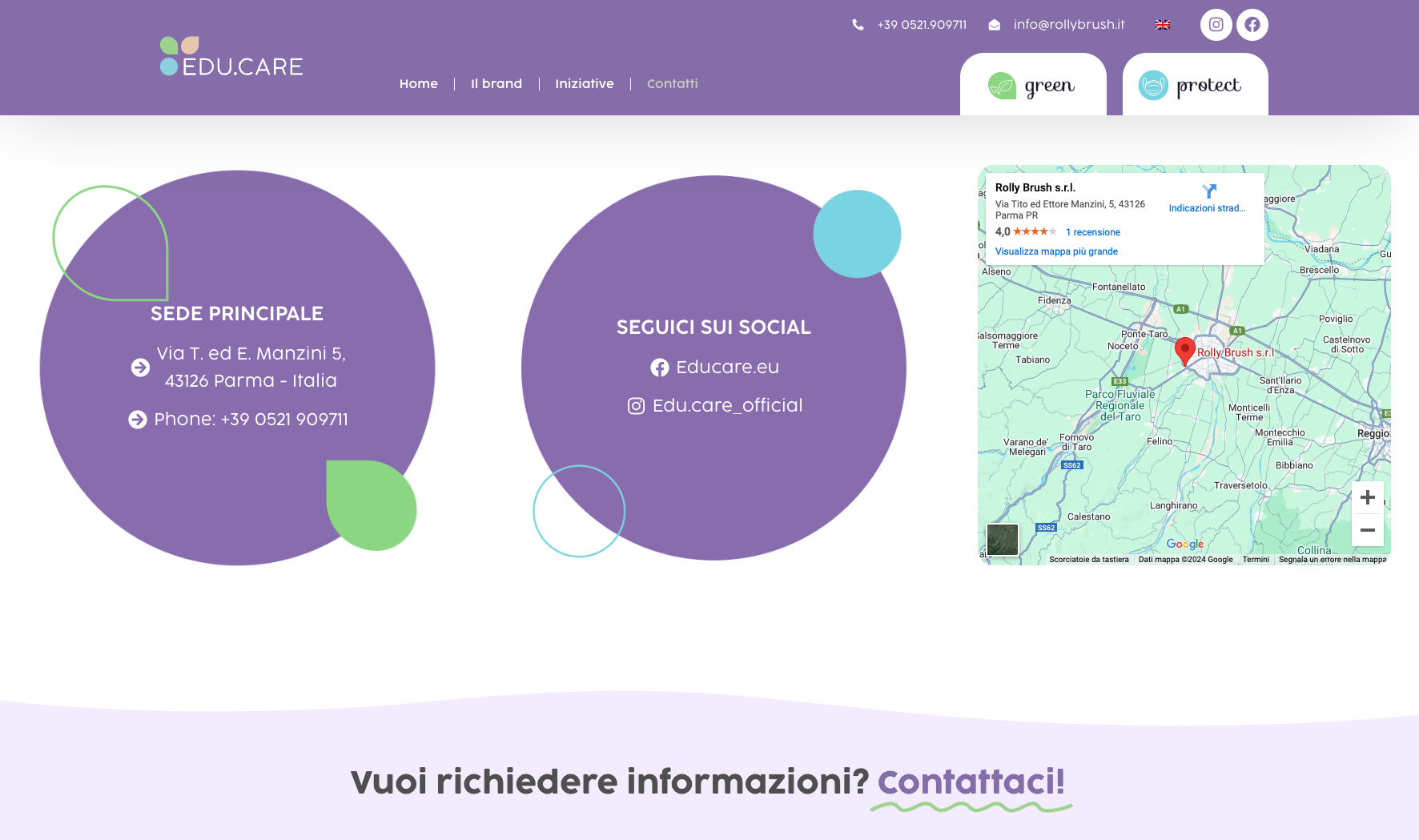 Realizzazione Sito web aziendale | Edu.Care