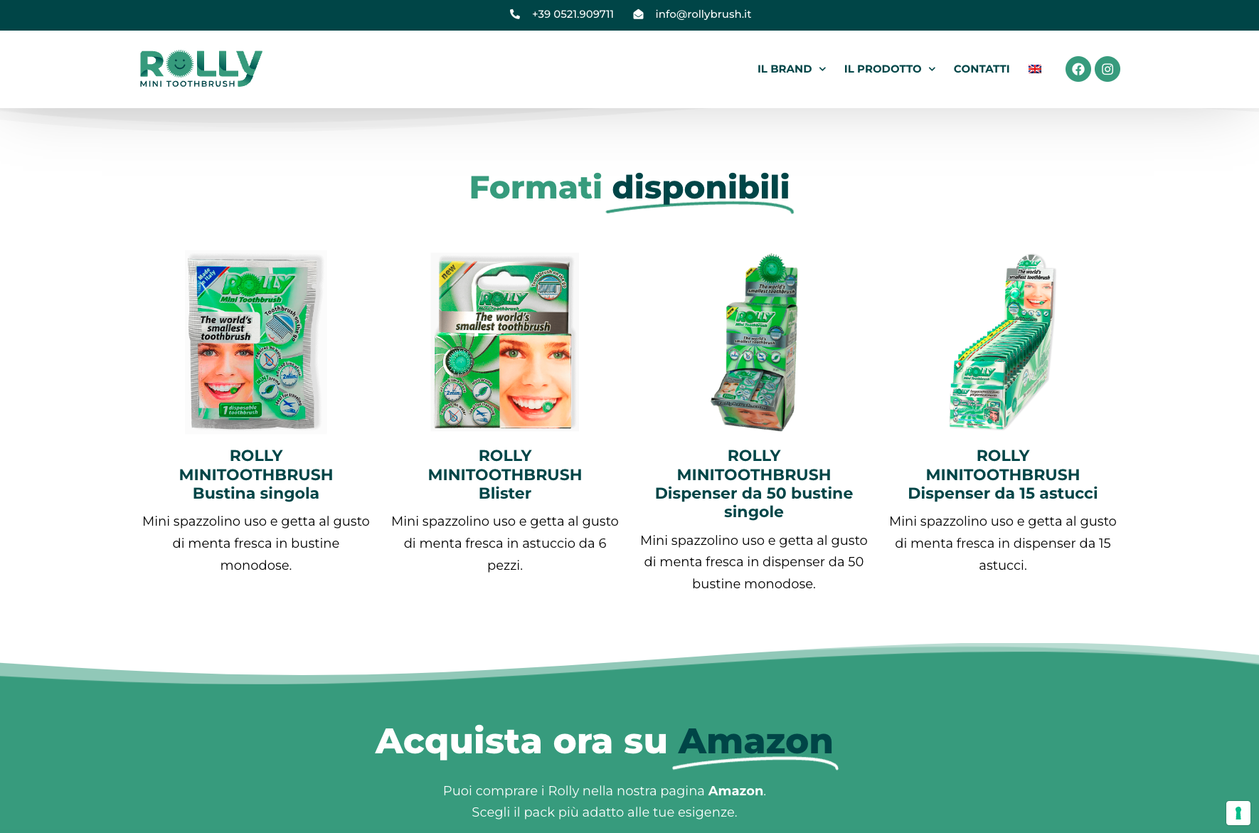 Sviluppo Sito web aziendale | Rolly Brush