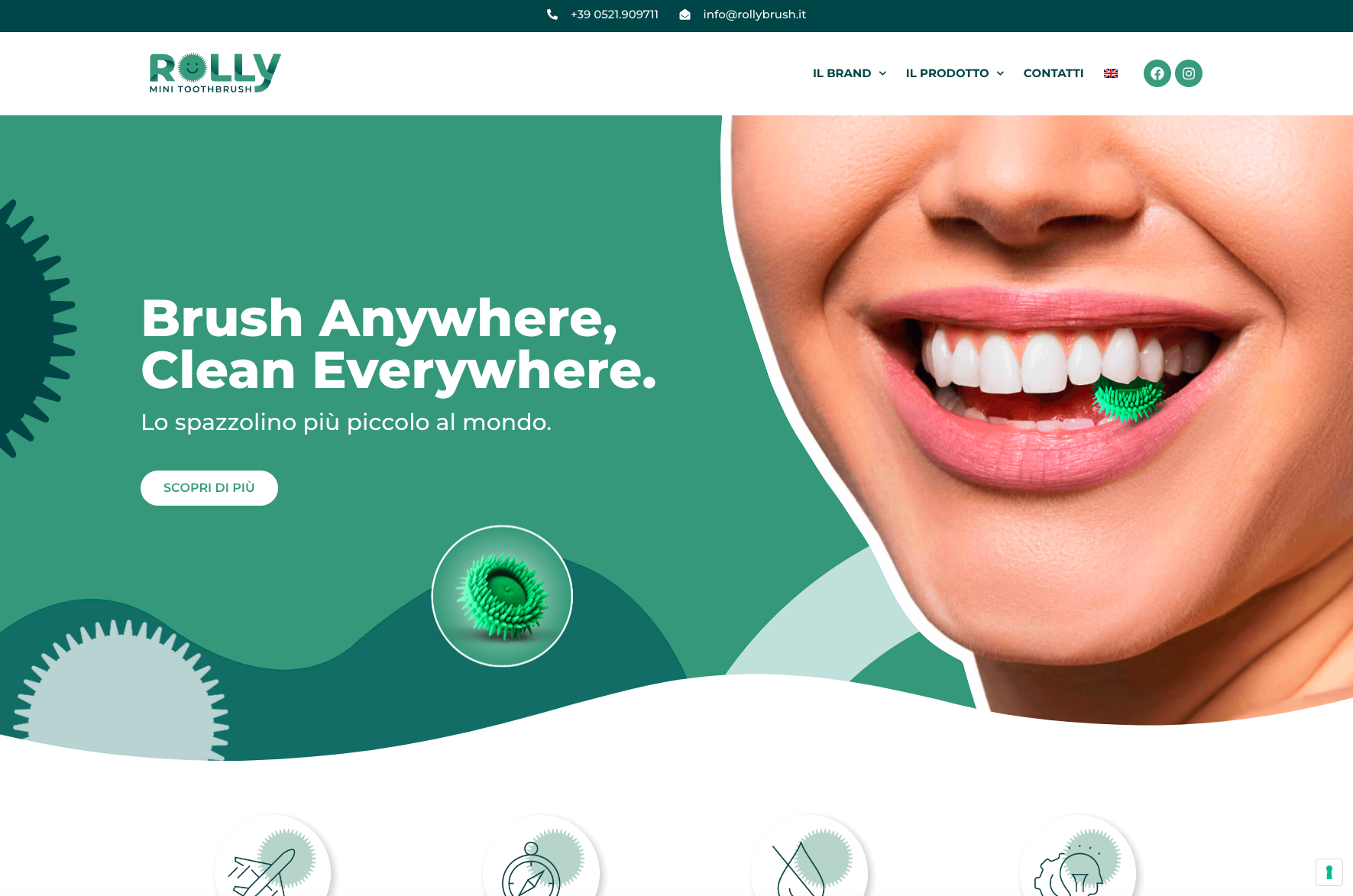 Sviluppo Sito web aziendale | Rolly Brush
