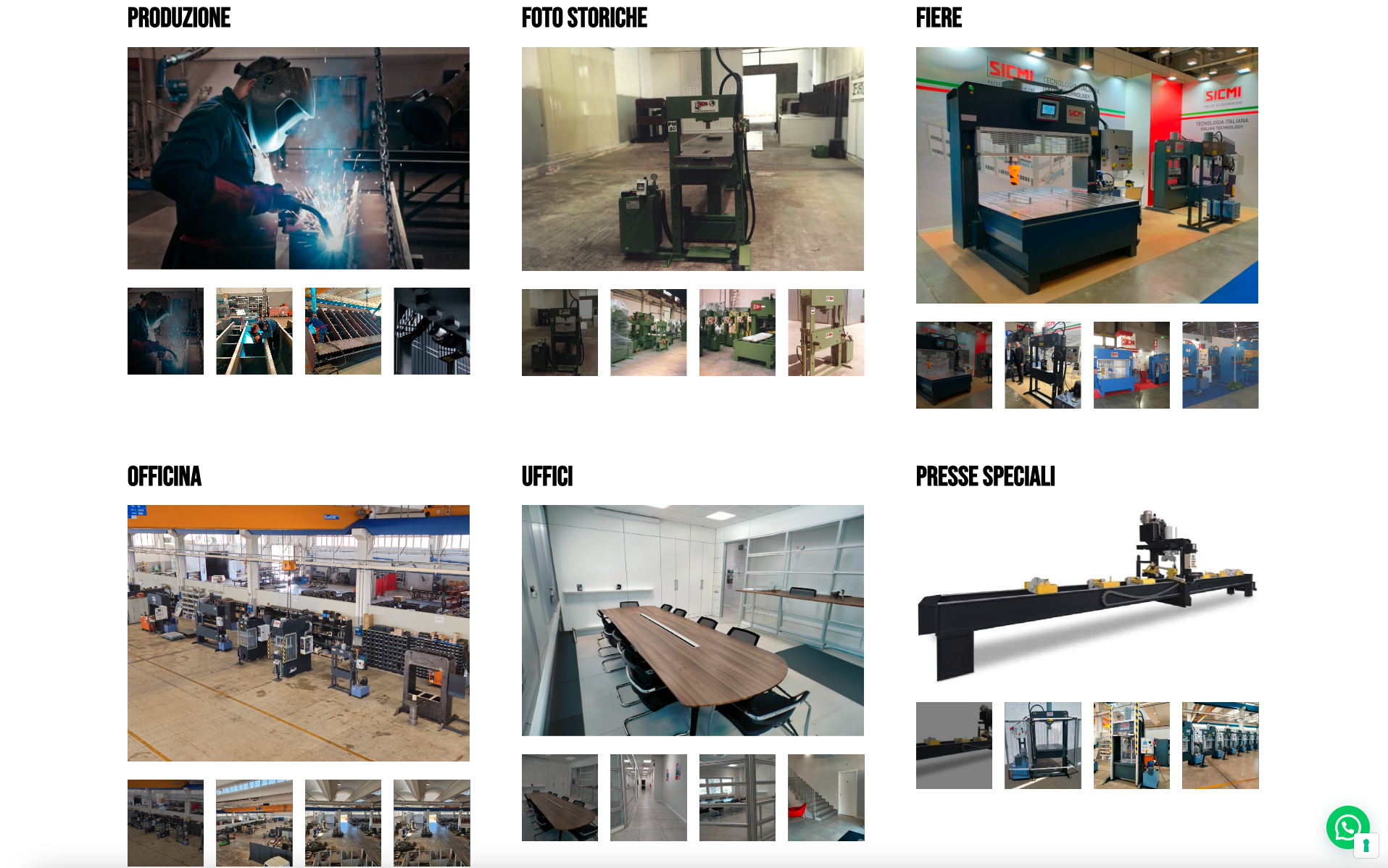 Sito web aziendale | SICMI