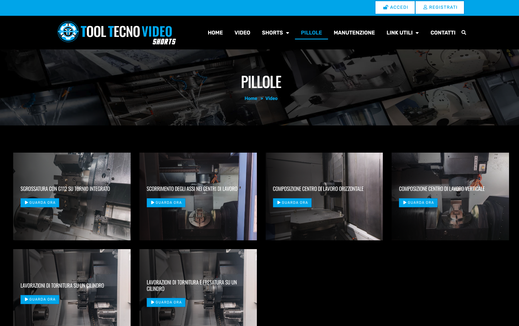 Realizzazione Sito web piattaforma Video Corsi | TTVIDEO