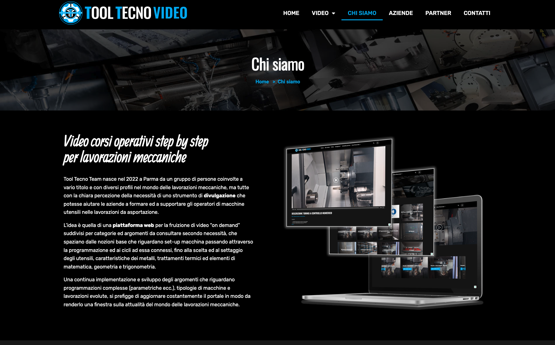 Realizzazione Sito web piattaforma Video Corsi | TTVIDEO