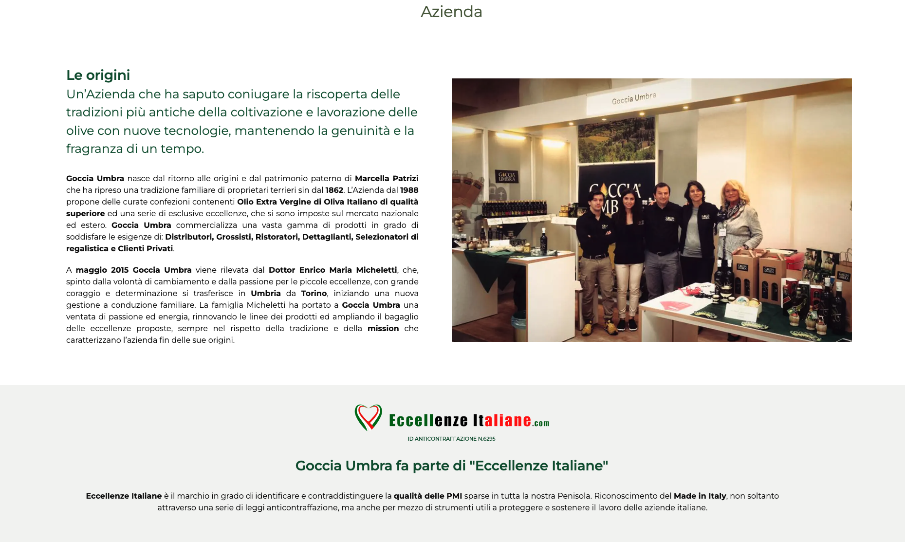 Realizzazione Sito Ecommerce Food | Goccia Umbra