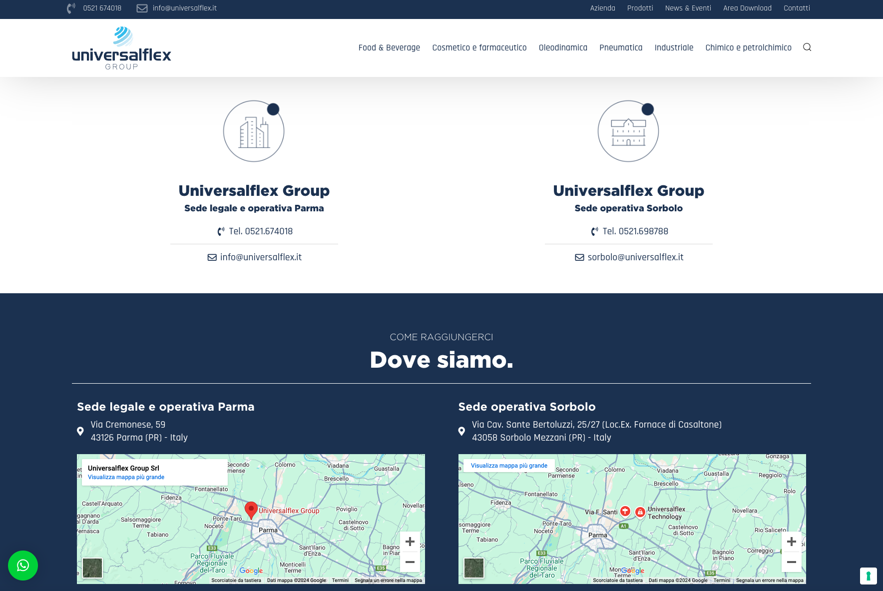 Sito web aziendale | UniversalFlex