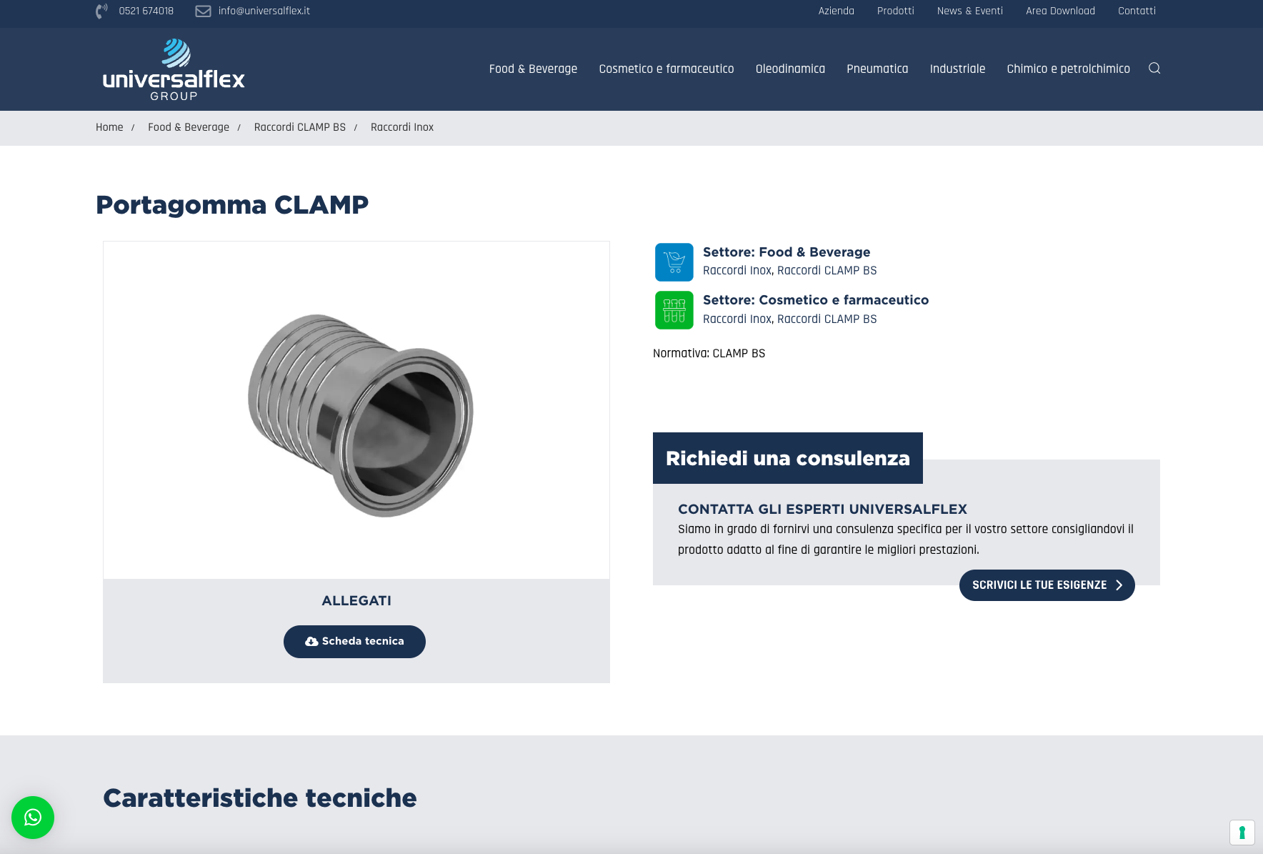 Sito web aziendale | UniversalFlex