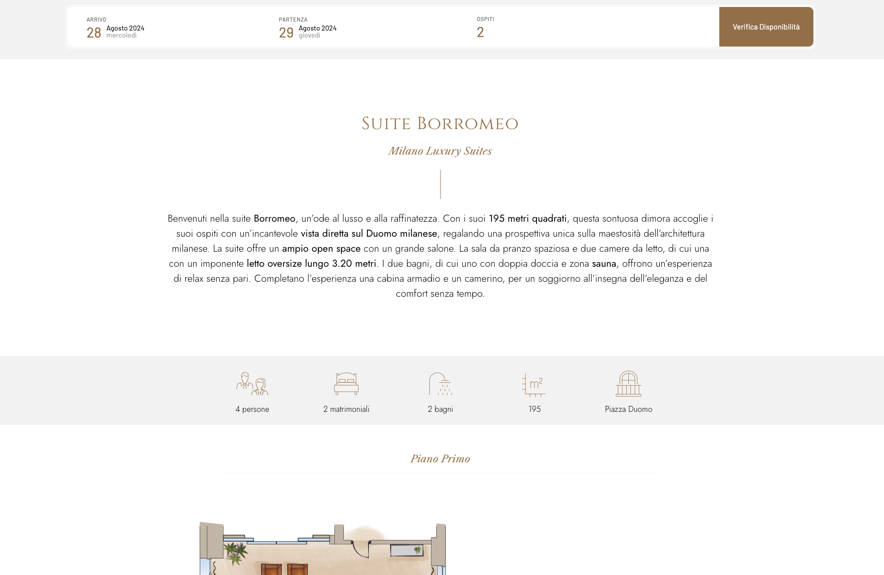 Creazione sito web appartamenti luxury Milano