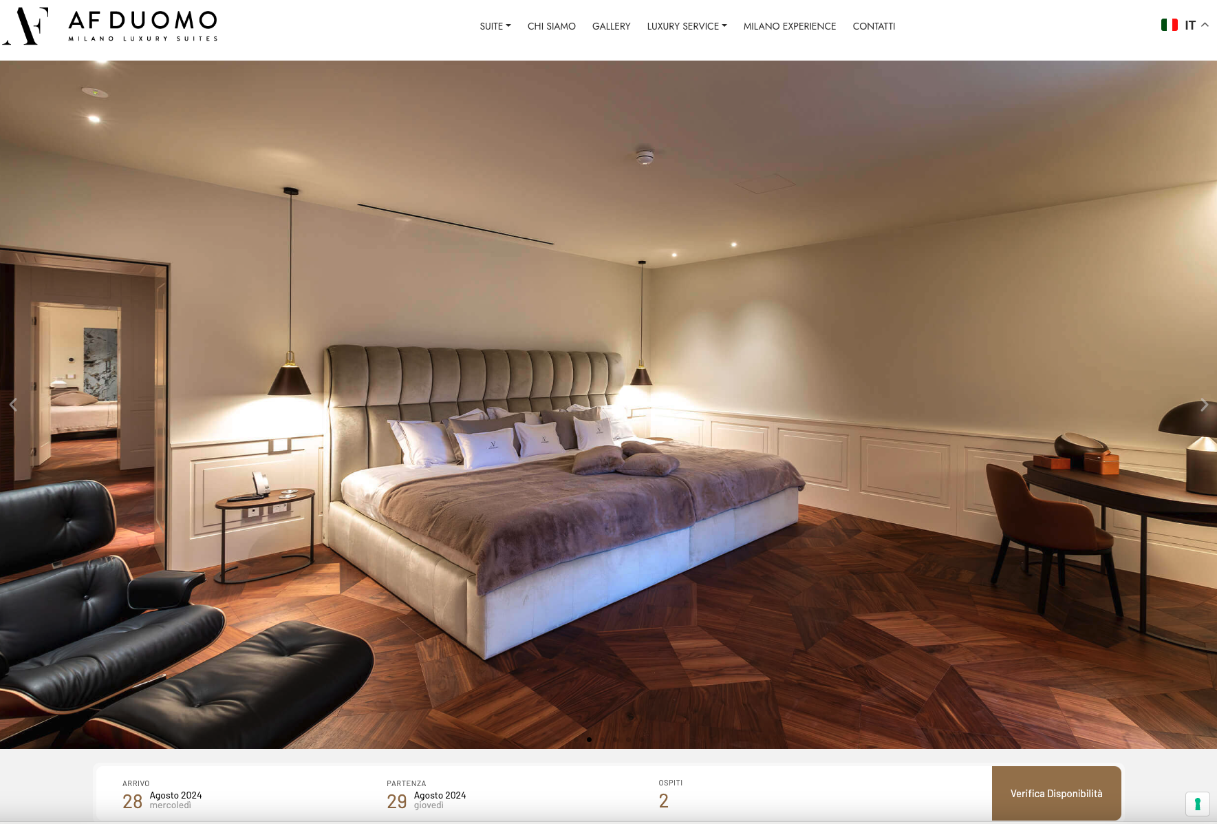 Creazione sito web appartamenti luxury Milano