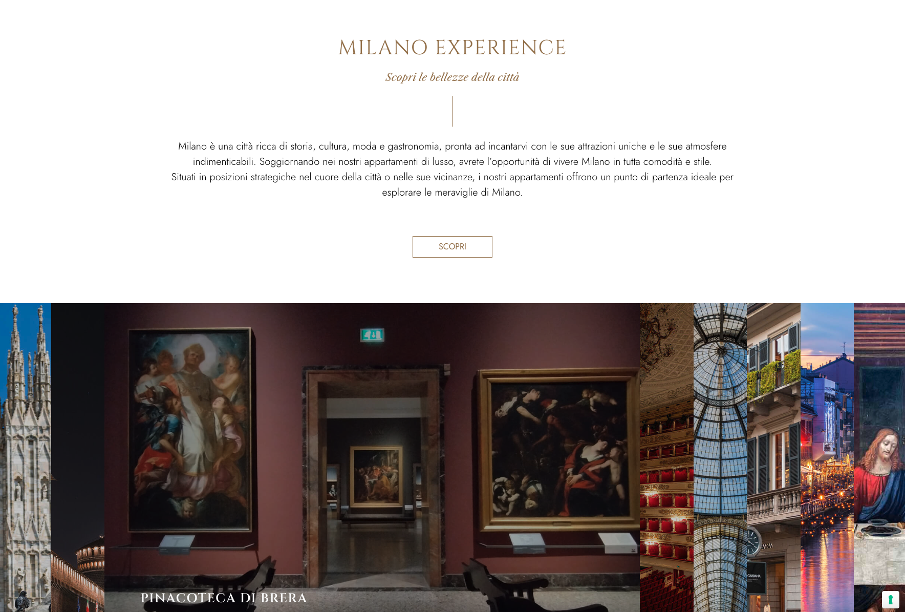Creazione sito web appartamenti luxury Milano