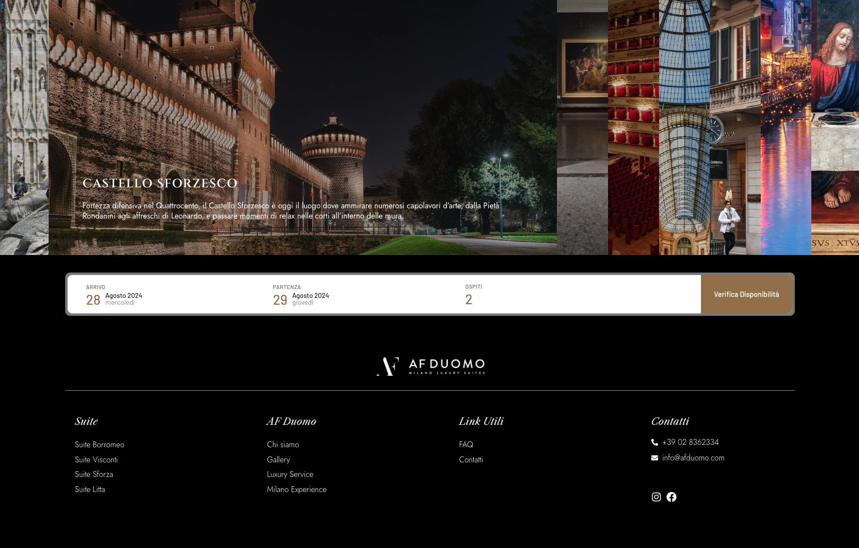 Creazione sito web appartamenti luxury Milano