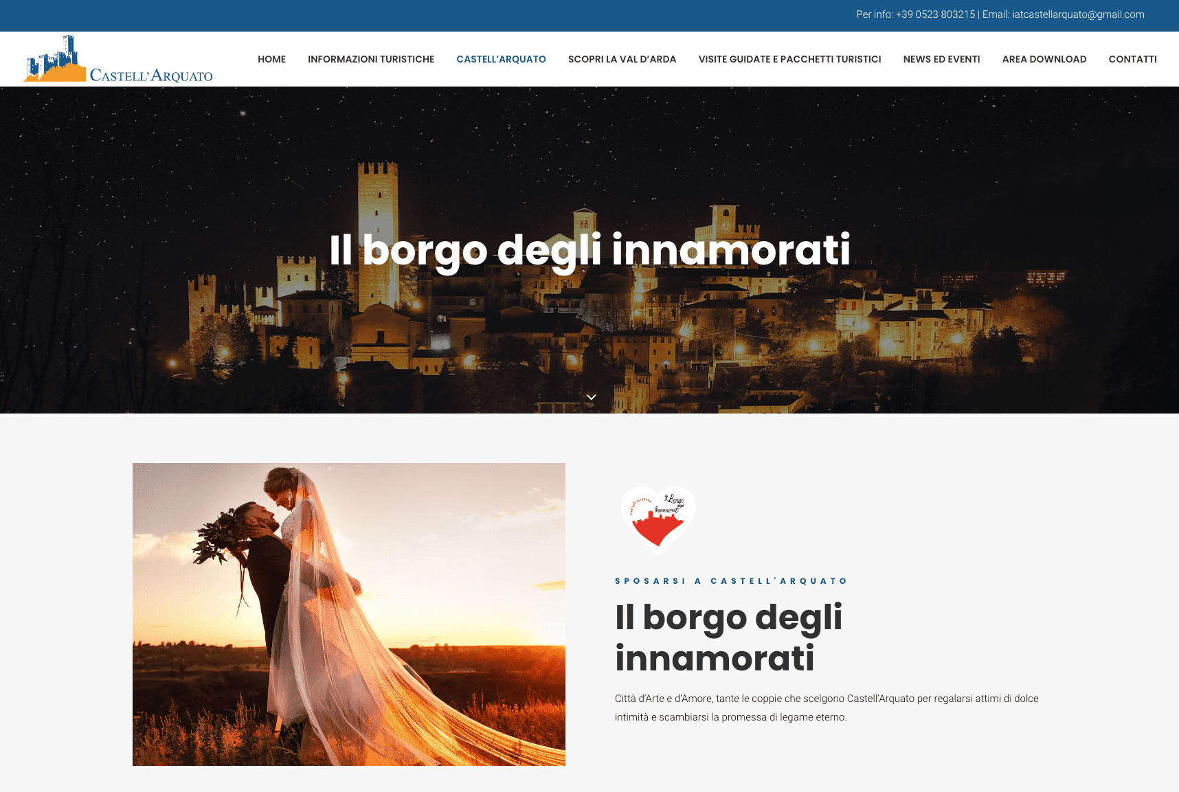 Sito web turismo | Castell'Arquato