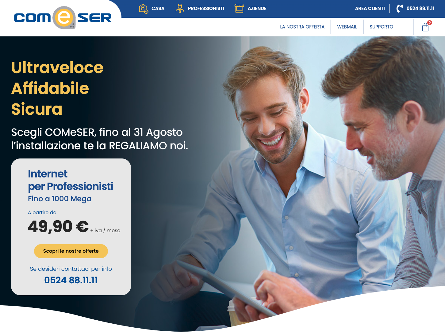 Realizzazione sito web internet e wifi telefonia