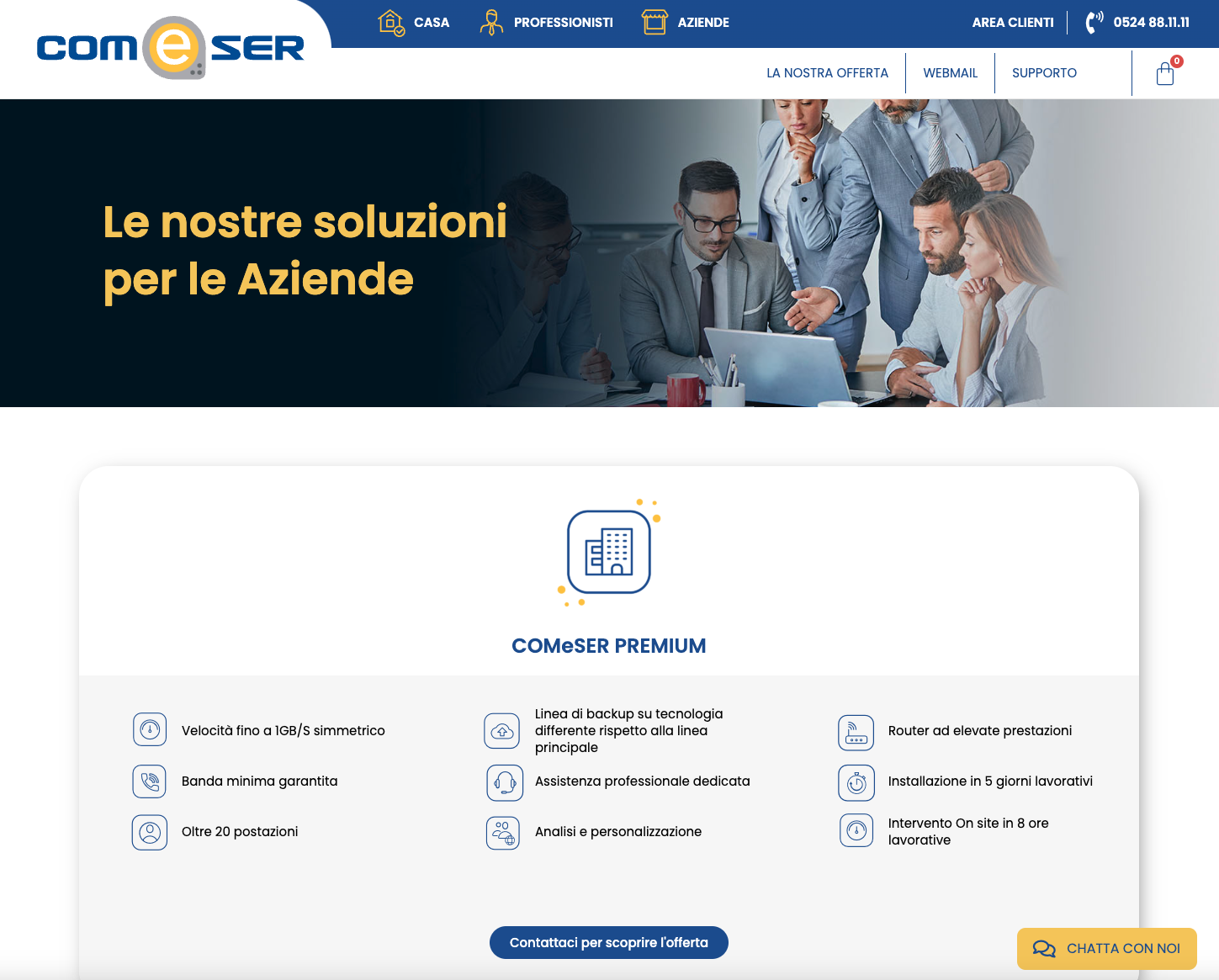 Realizzazione sito web internet e wifi telefonia