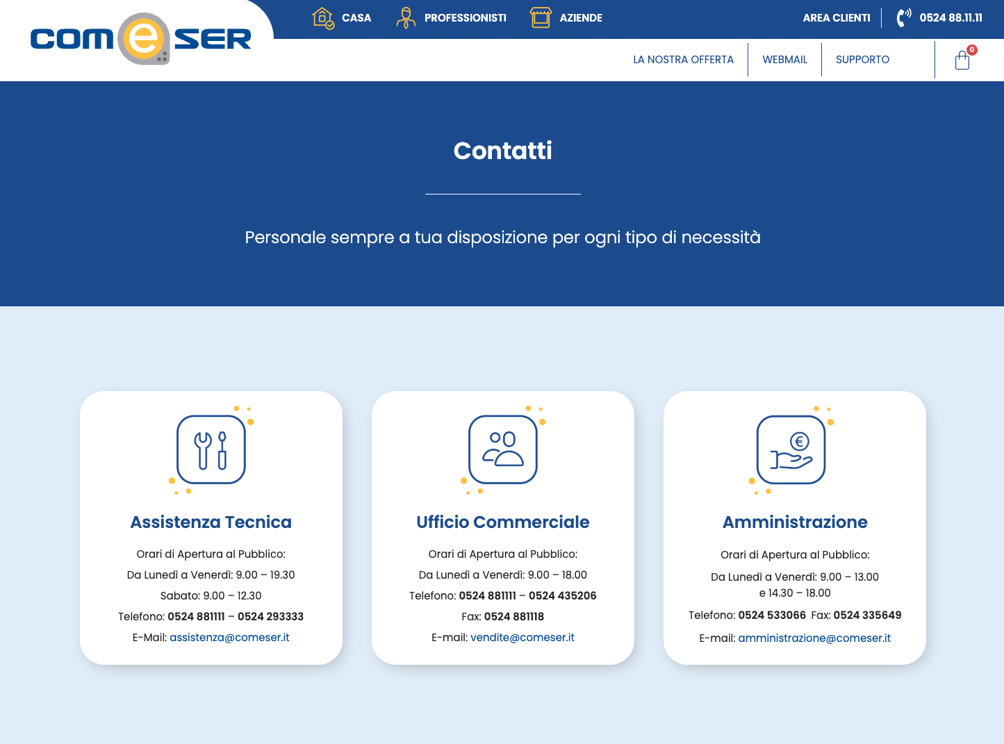 Realizzazione sito web internet e wifi telefonia