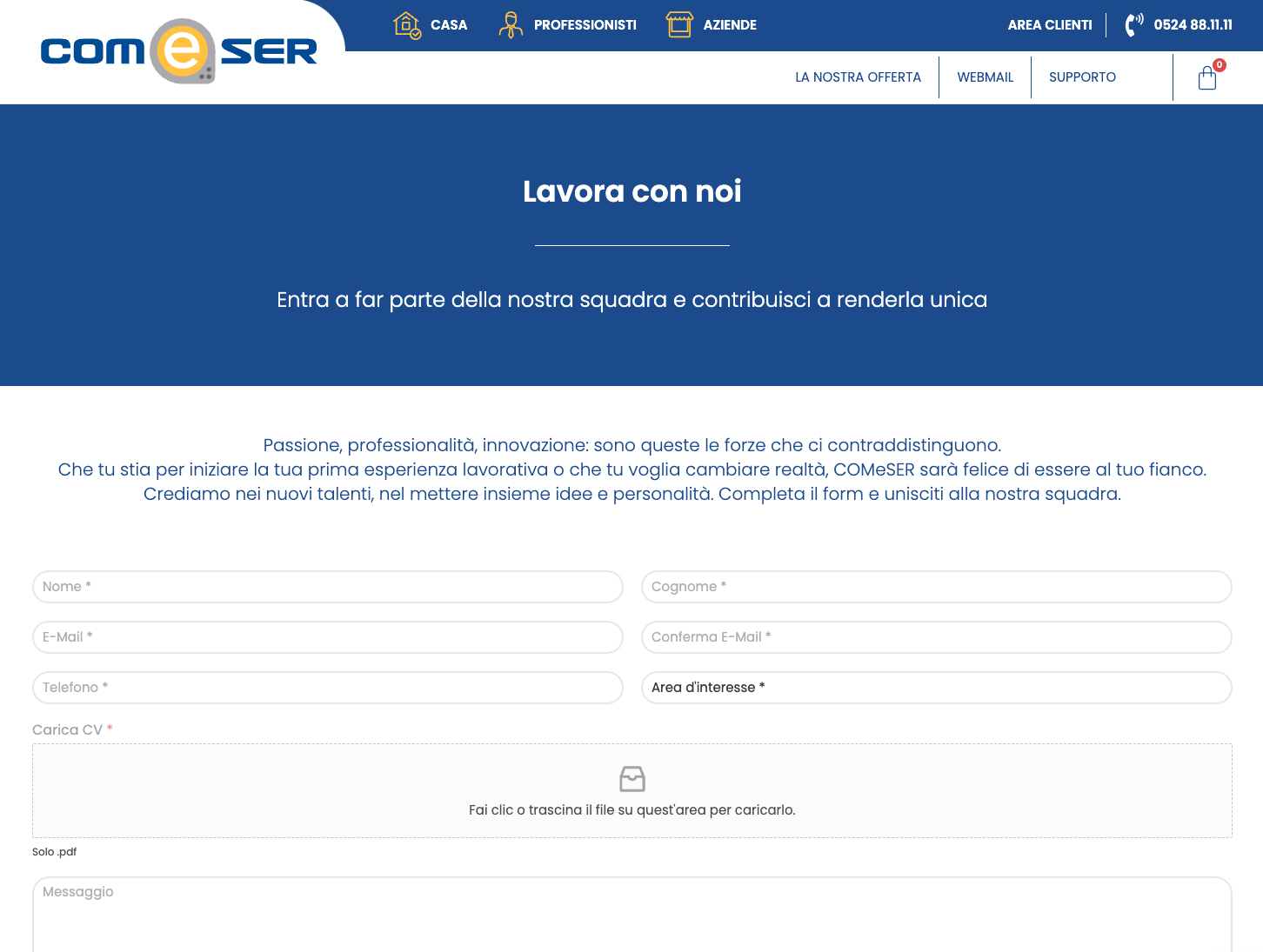 Realizzazione sito web internet e wifi telefonia