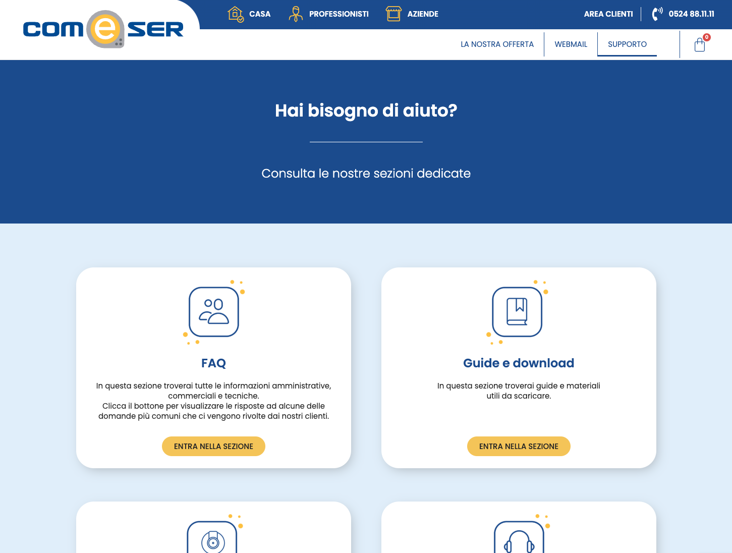 Realizzazione sito web internet e wifi telefonia