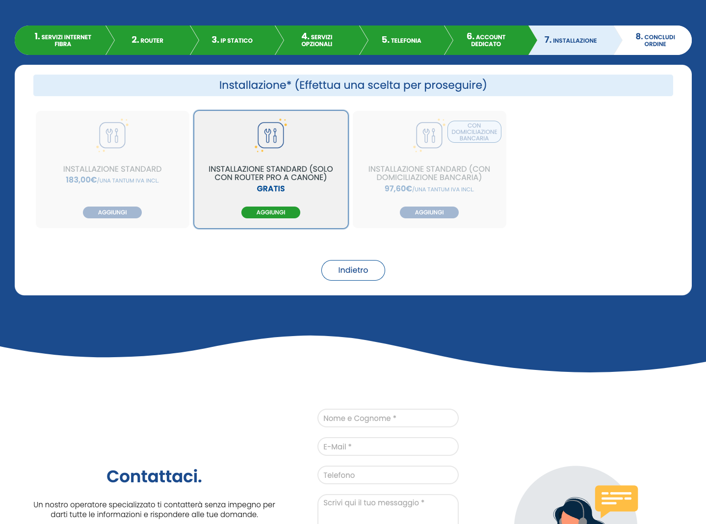 Realizzazione sito web internet e wifi telefonia