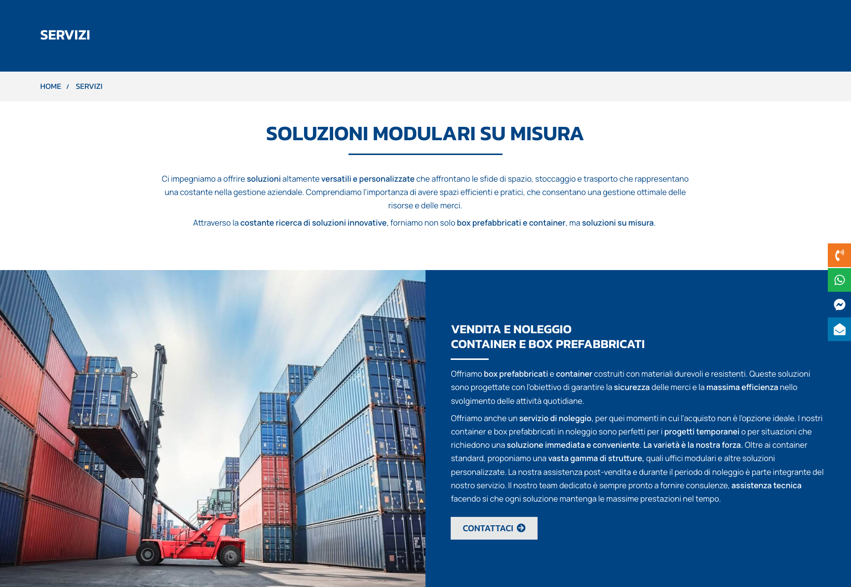 Creazione Sito web aziendale | Container.biz