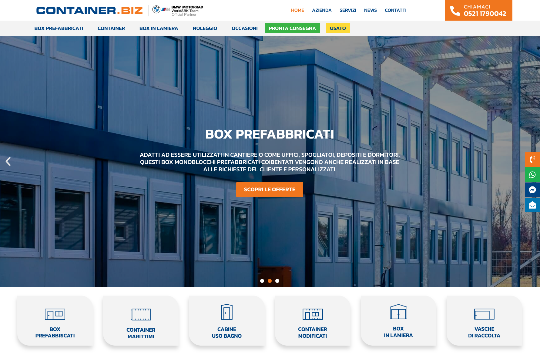 Creazione Sito web aziendale | Container.biz