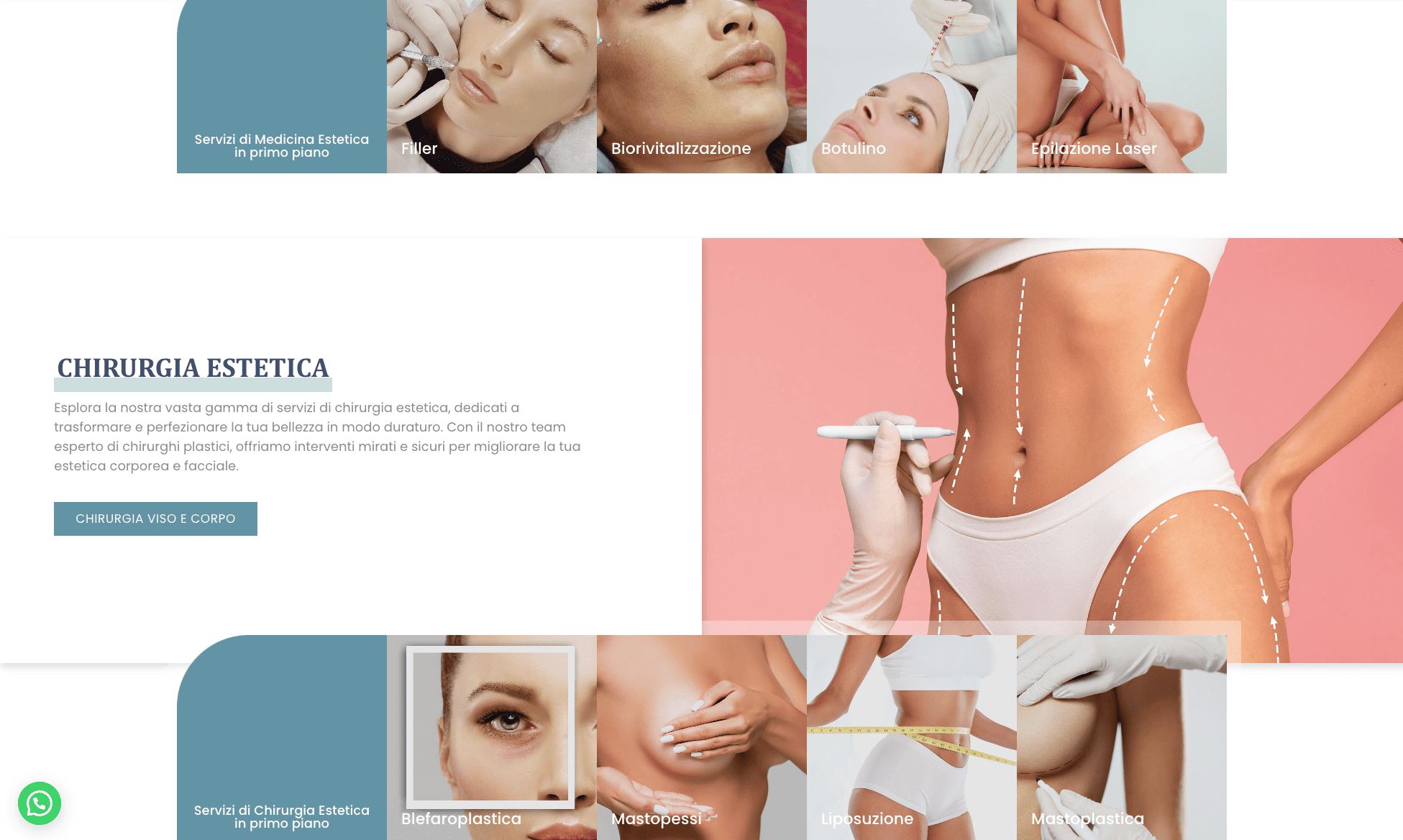 Realizzazione sito web Clinica medica chirurgica