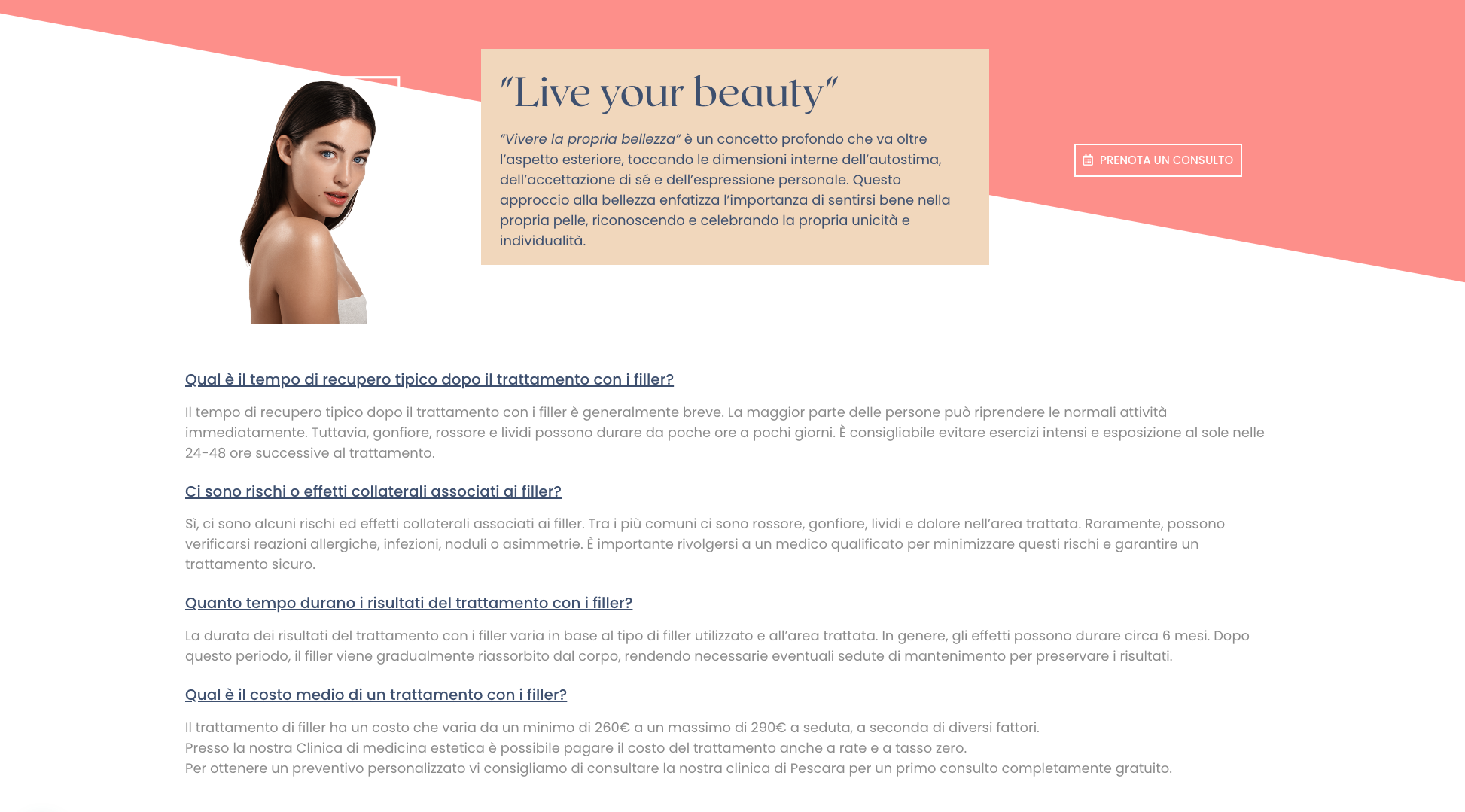 Realizzazione sito web Clinica medica chirurgica