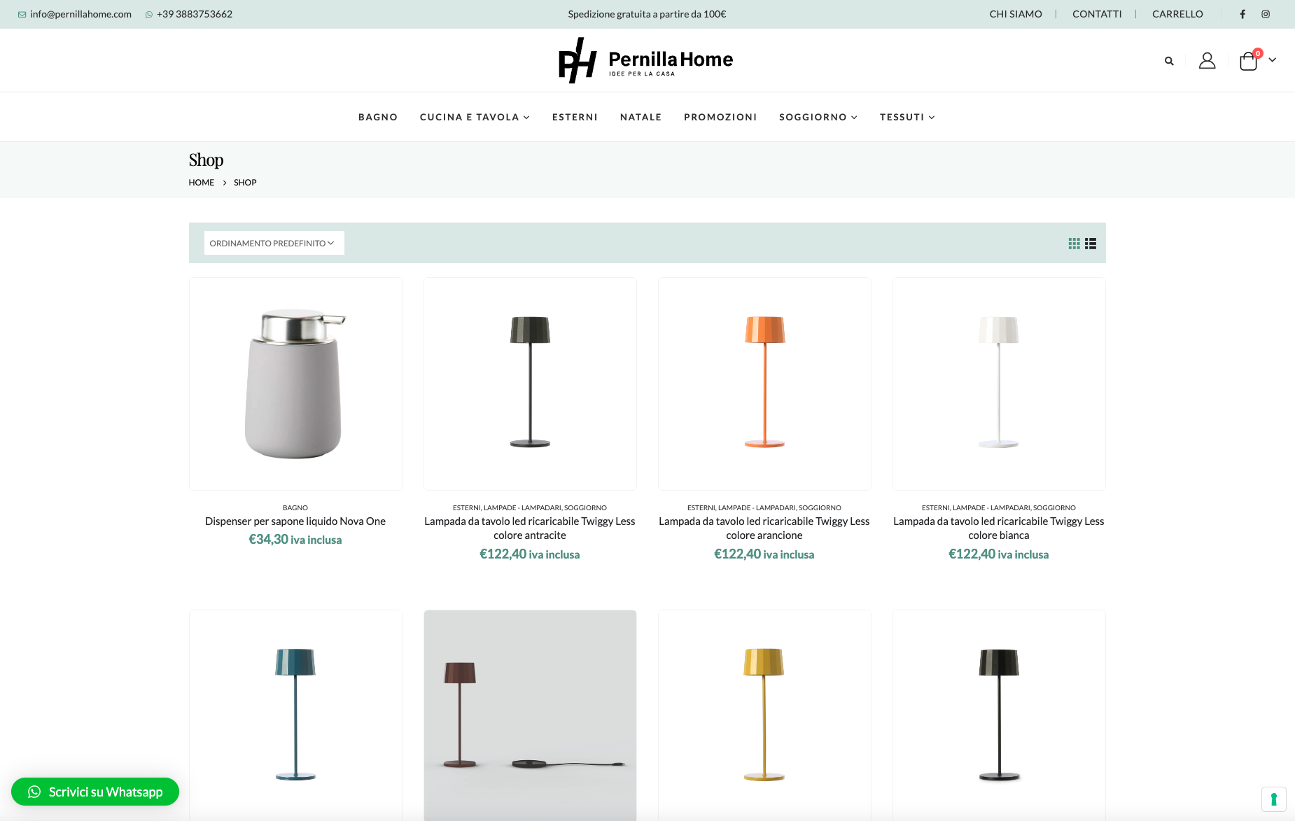 Realizzazione sito web Pernilla Home Idee per la casa