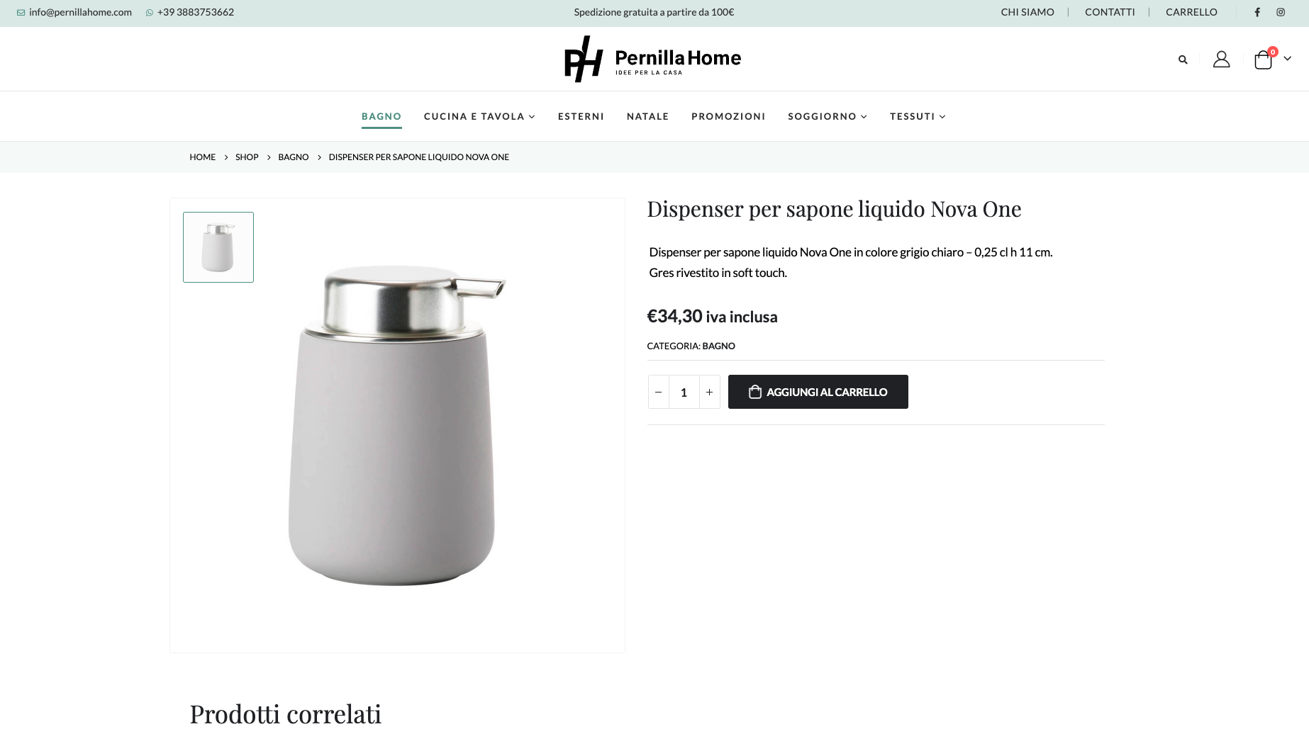 Realizzazione sito web Pernilla Home Idee per la casa