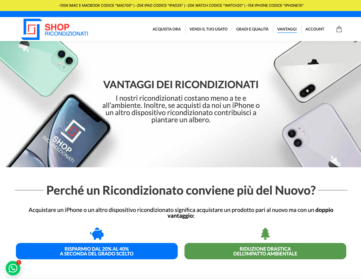 Creazione Sito Ecommerce | Shop Ricondizionati