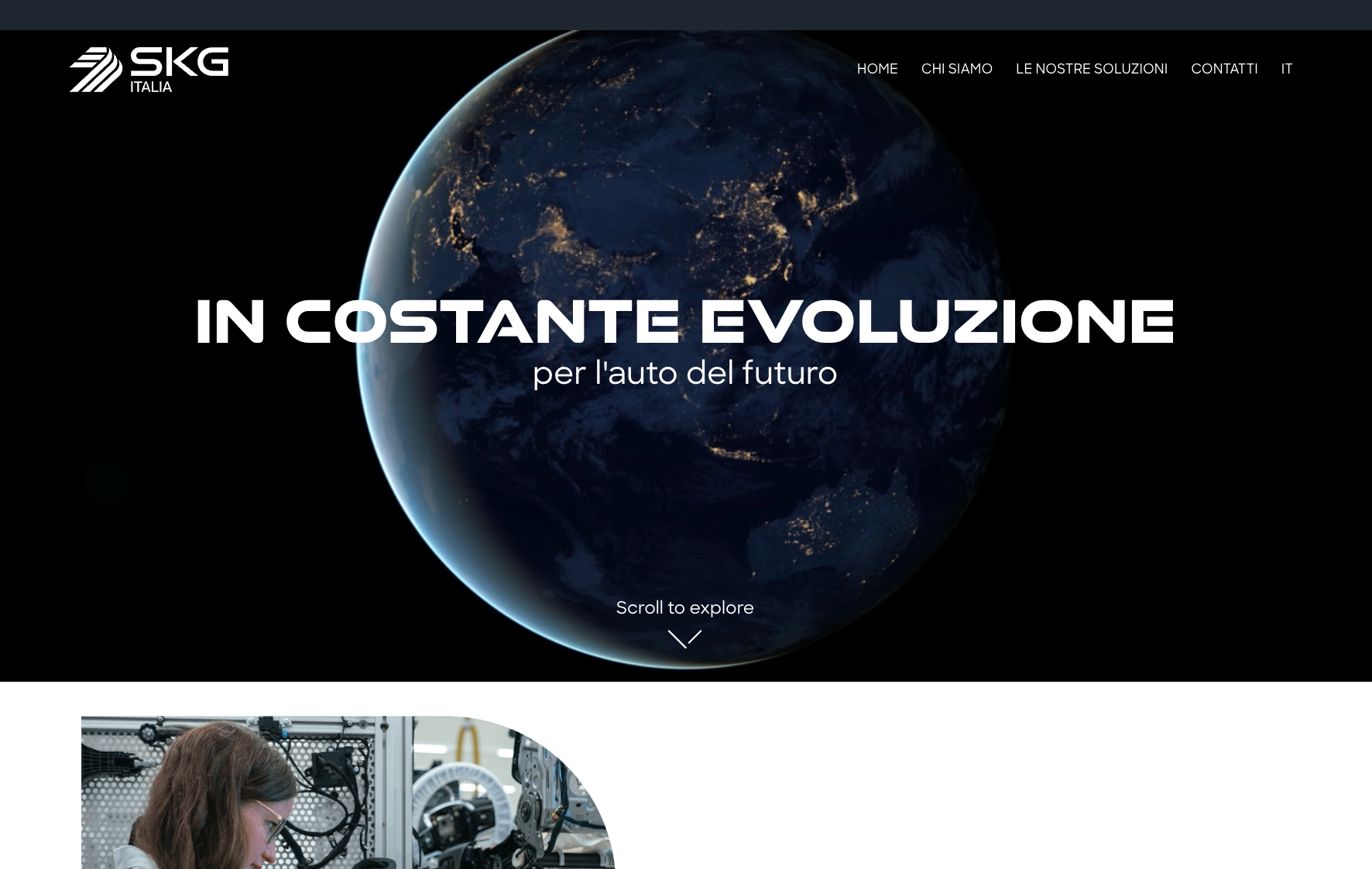 Creazione sito web aziendale | SKG Italia