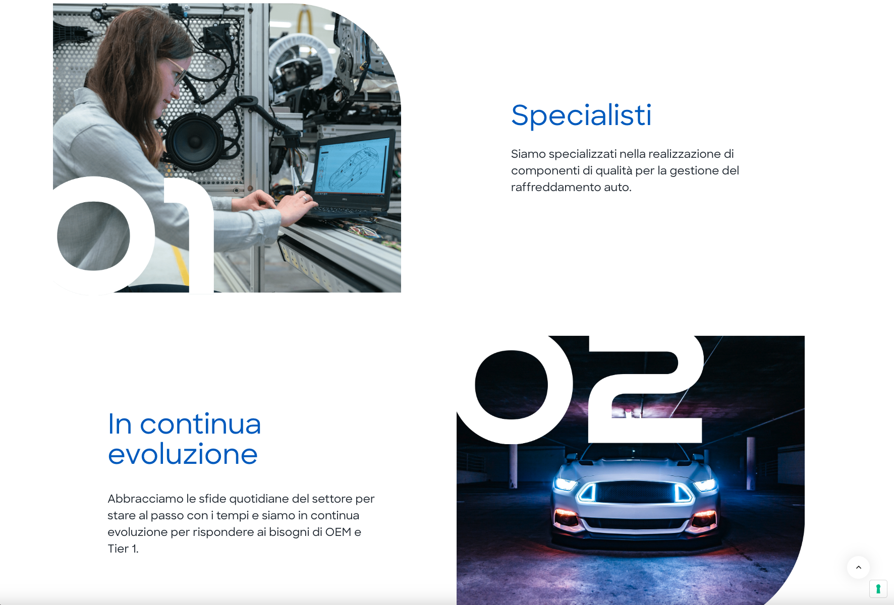 Creazione sito web aziendale | SKG Italia