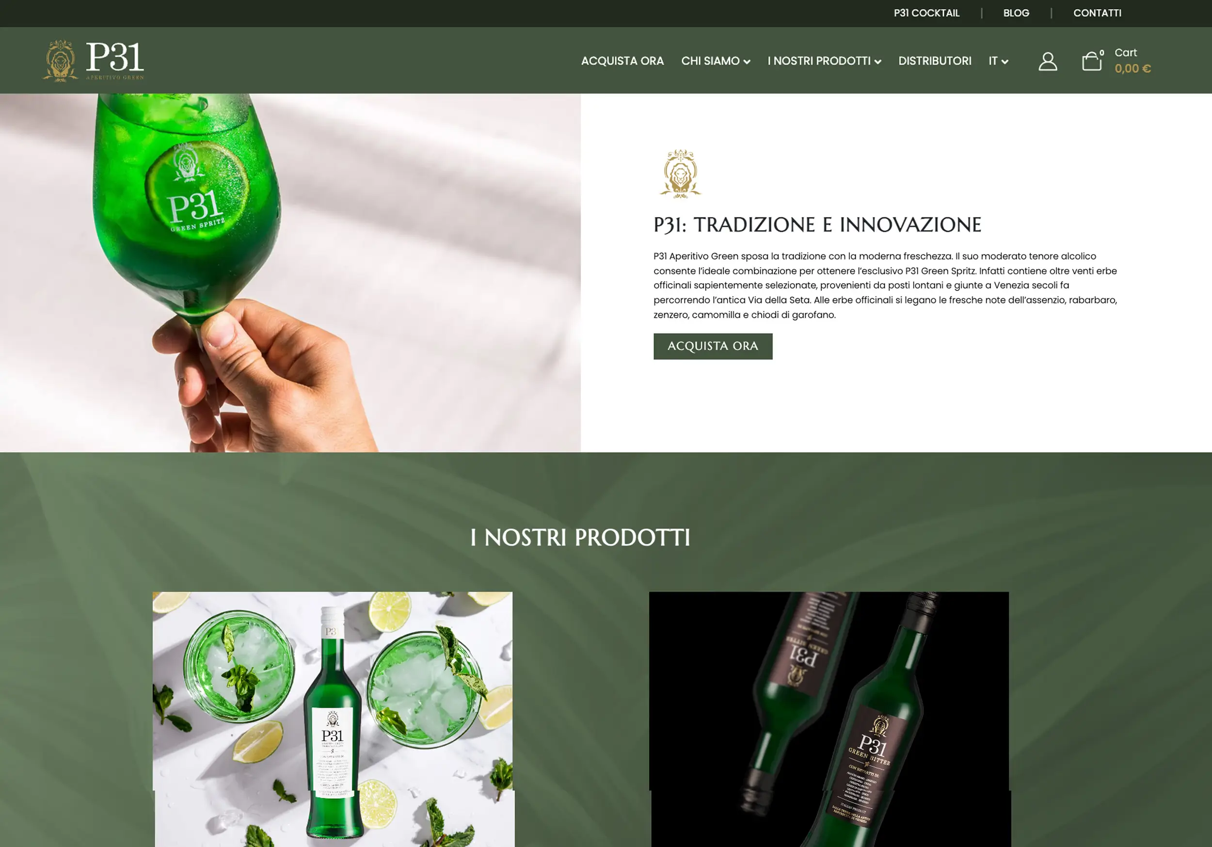 Realizzazione Sito Ecommerce Beverage | P31