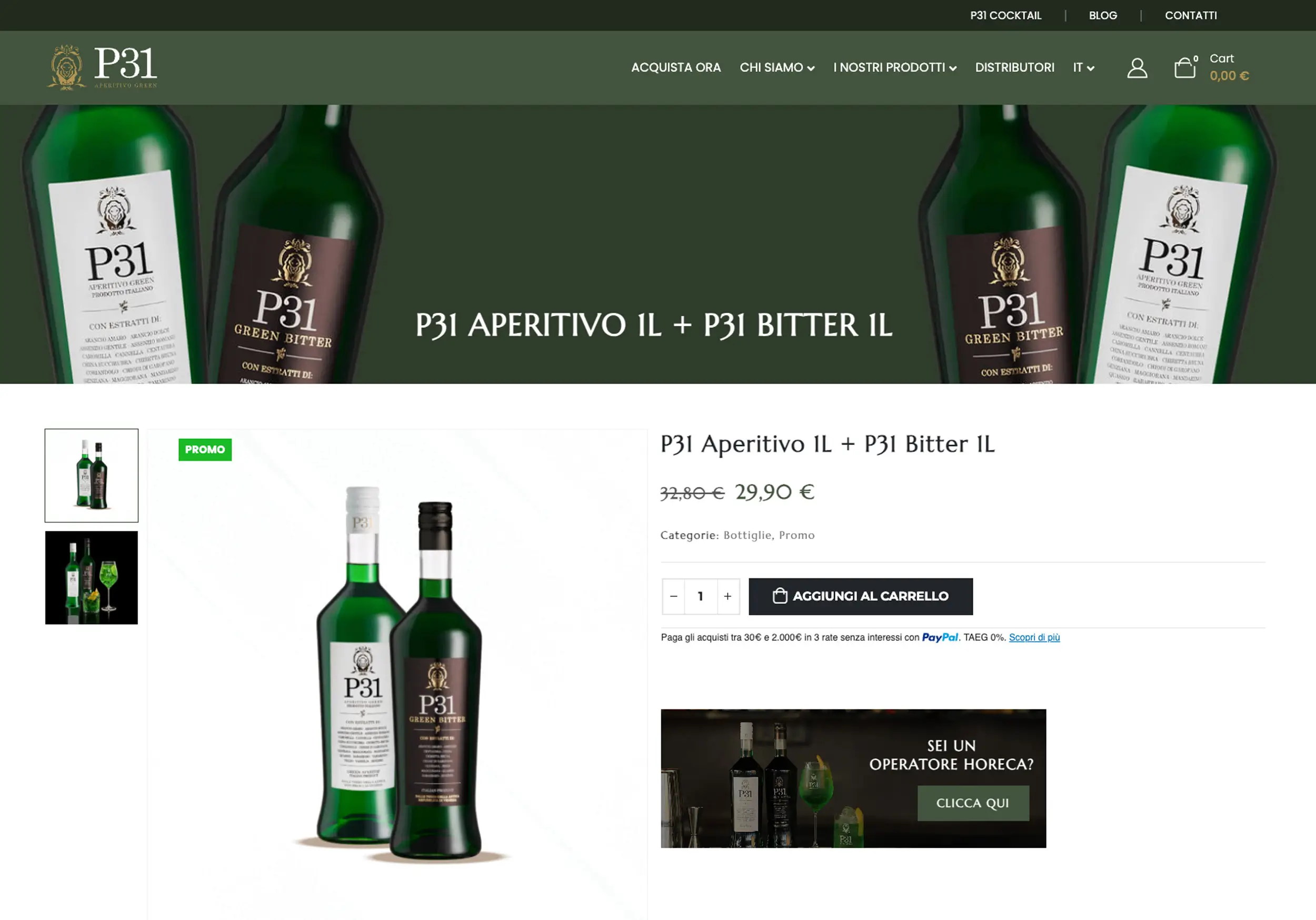 Realizzazione Sito Ecommerce Beverage | P31