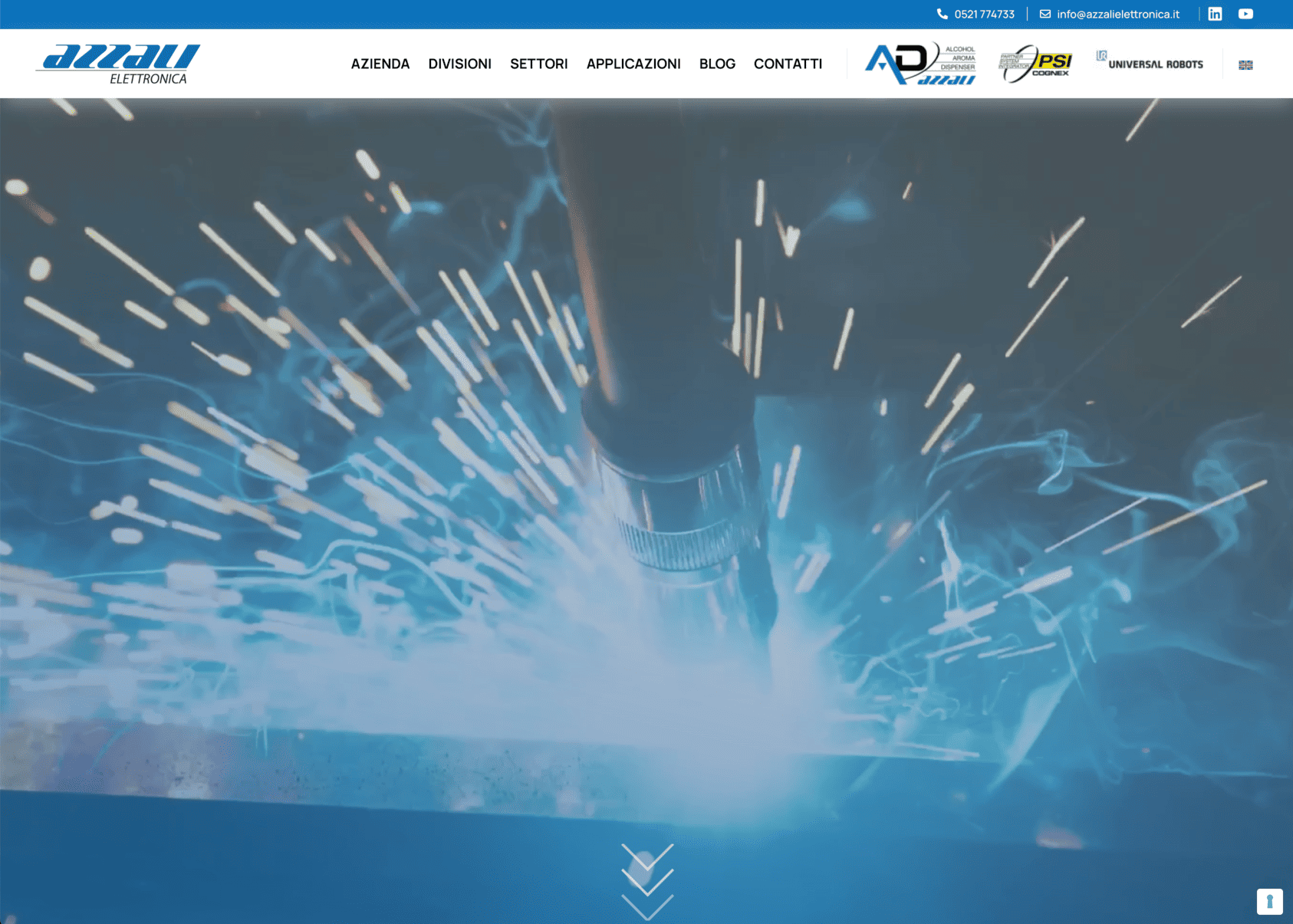 Realizzazione Sito Web Automazioni Industriali Azzali Elettronica